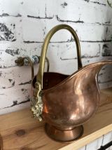 Théïere en cuivre antique