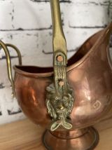 Théïere en cuivre antique