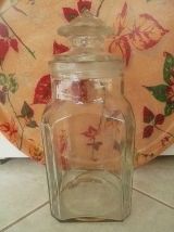 bocal  en verre, vintage