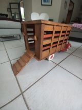 Camion ancien bétaillère XXL Joujoulac 1950