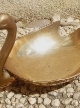 cygne  en laiton, vintage