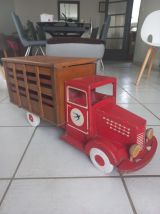Camion ancien en bois bétaillère xxl joujoulac 