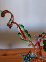 Magnifique sculpture Murano fond marin TBE