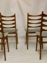 Set de 4 chaises scandinave année 50-60 restaurées