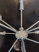 lampe spoutnik chromée vintage