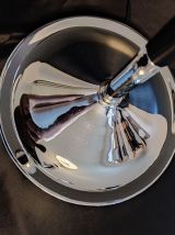 lampe spoutnik chromée vintage