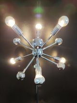 lampe spoutnik chromée vintage
