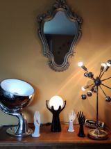 lampe spoutnik chromée vintage