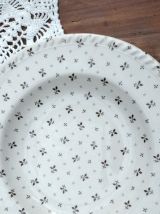 Assiette creuse Lunéville English style