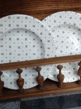 Assiette creuse Lunéville English style