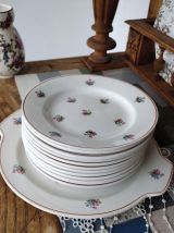 Service à dessert  Moulin des loups Bourgogne Hamage