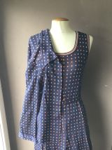 Ensemble robe et veste vintage 70 