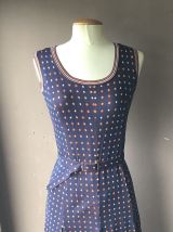 Ensemble robe et veste vintage 70 