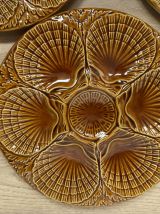Set de 6 assiettes à coquillages 