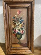 Tableau d' Art , huile sur bois