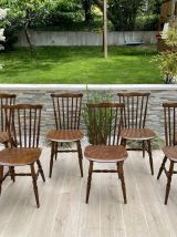 6 chaises bistrot Baumann Tacoma