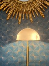 Lampe Art Déco laiton et opaline