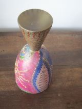 Joli verre décoratif peint à la main - 