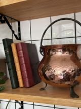Chaudron en cuivre ancien 