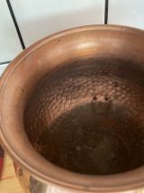 Chaudron en cuivre ancien 