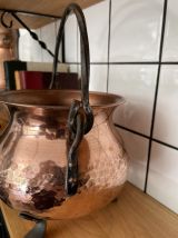 Chaudron en cuivre ancien 