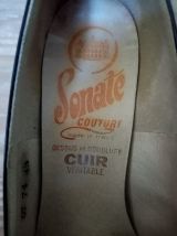 Escarpins Sonate 4.5 vernis noir 