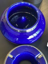 Cendrier céramique et laiton 