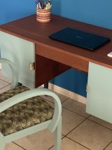 Bureau style scandinave et son fauteuil bridge