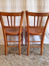 Paire de chaises bistrot style Luterma – années 60