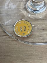 Set de 6 verres à vin gravés