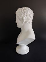 buste de Hermès en plâtre blanc