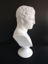 buste de Hermès en plâtre blanc