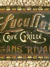 boite en fer café  LUCULLUS , vintage