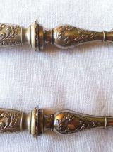 couverts  vintage en metal et corne