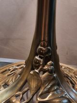 lampe bronze art nouveau   1890 a 1930   signé DP 140   styl