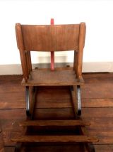 Cheval à bascule en bois vers 1950 