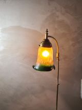 lampe  style art deco  avec miroir vide poche   1970 chrome 