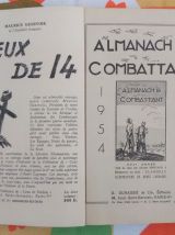 Almanach du combattant 1954