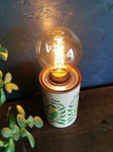Lampe vintage chevet bureau métal verte ronde Mr &amp; Mrs Smith