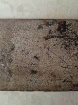 Plaque  en acier  émaillé, numero 16 , vintage