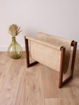 Porte-revue en palissandre scandinave années 60