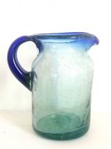 Carafe verre bullé style Biot 