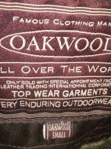Veste cuir T S marron vieilli Oakwood