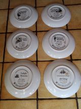 Assiette décorative en porcelaine paysage  