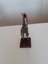 Cheval miniature en Cuir - Déco Vintage