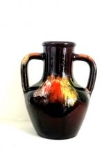 Vase en céramique Vallauris à double anses, vers 1960 