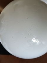 lampe boule vintage laiton et opaline
