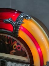 jukebox wurlitzer 38x27x25  cassette  1975  tres deco non te