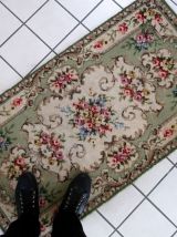 Tapis vintage Français Savonnerie, 1C826