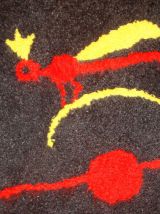 Tapis contemporain ORA Français hooked, 1C829